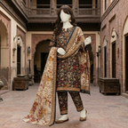 Premium 3-piece printed unstitched lawn suit collection by ZH2 Store