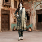 Premium 3-piece printed unstitched lawn suit collection by ZH2 Store