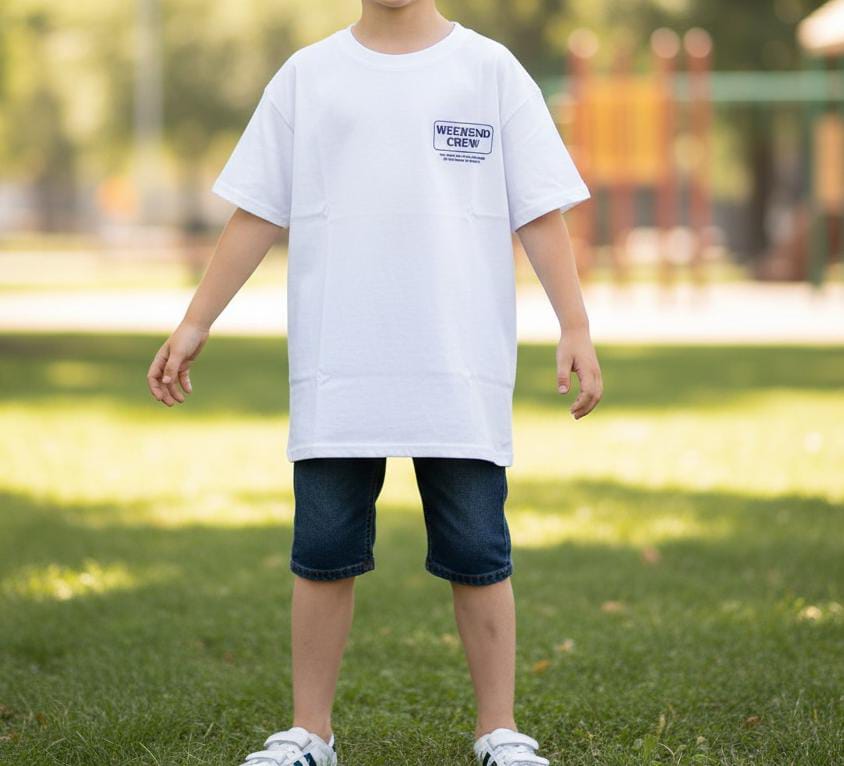 Boys T-Shirt In White Colour