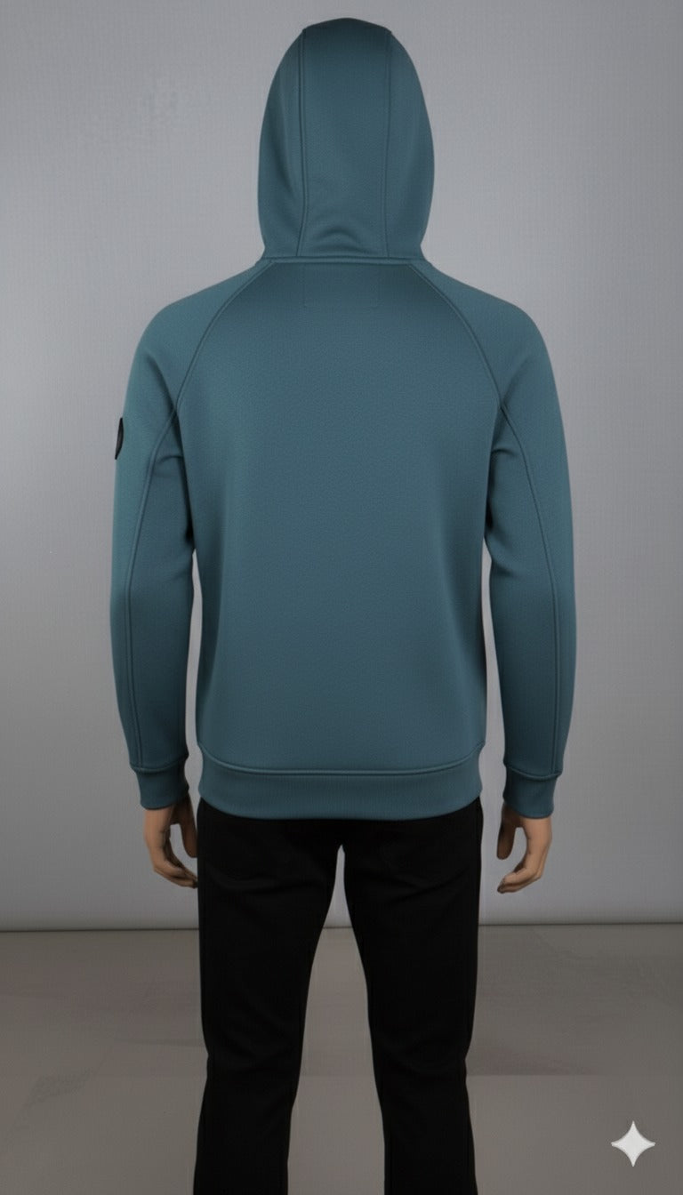 Spyder Men's Versatile Full-Zip Hoodie – Deep Teal / Petrol Blue (7004)