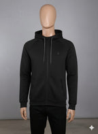 Spyder Men's Stealth Performance Full-Zip Hoodie – Classic Black (7004)