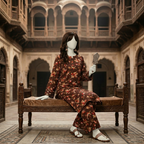 ZH2|Premium Unstitched 2-Piece Cotton Silk SuiT|(PCU-5022)
