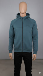 Spyder Men's Versatile Full-Zip Hoodie – Deep Teal / Petrol Blue (7004)