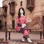 ZH2|Premium Unstitched 2-Piece Cotton Lawn Suit |(PCU-5023)