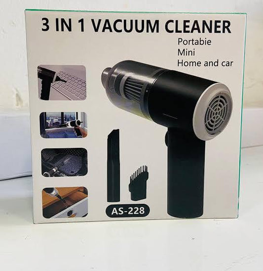 3in1 Rechargeable Powerful Portable Vacuum x Duster Blower x Balloon Air Pump x Car Vacuum Cleaner was