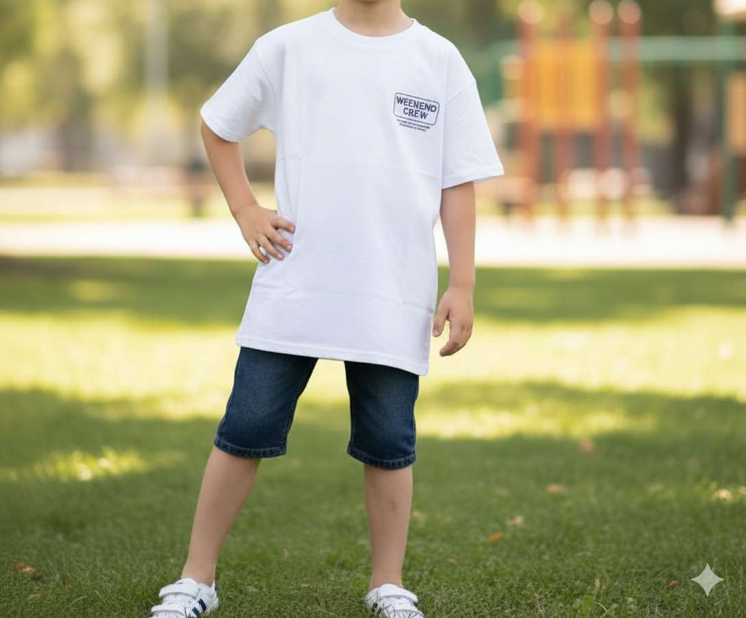Boys T-Shirt In White Colour