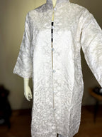 Luxury Embossed Self-Design Long Jacket | Formal or Semi-Formal Layering (9001)