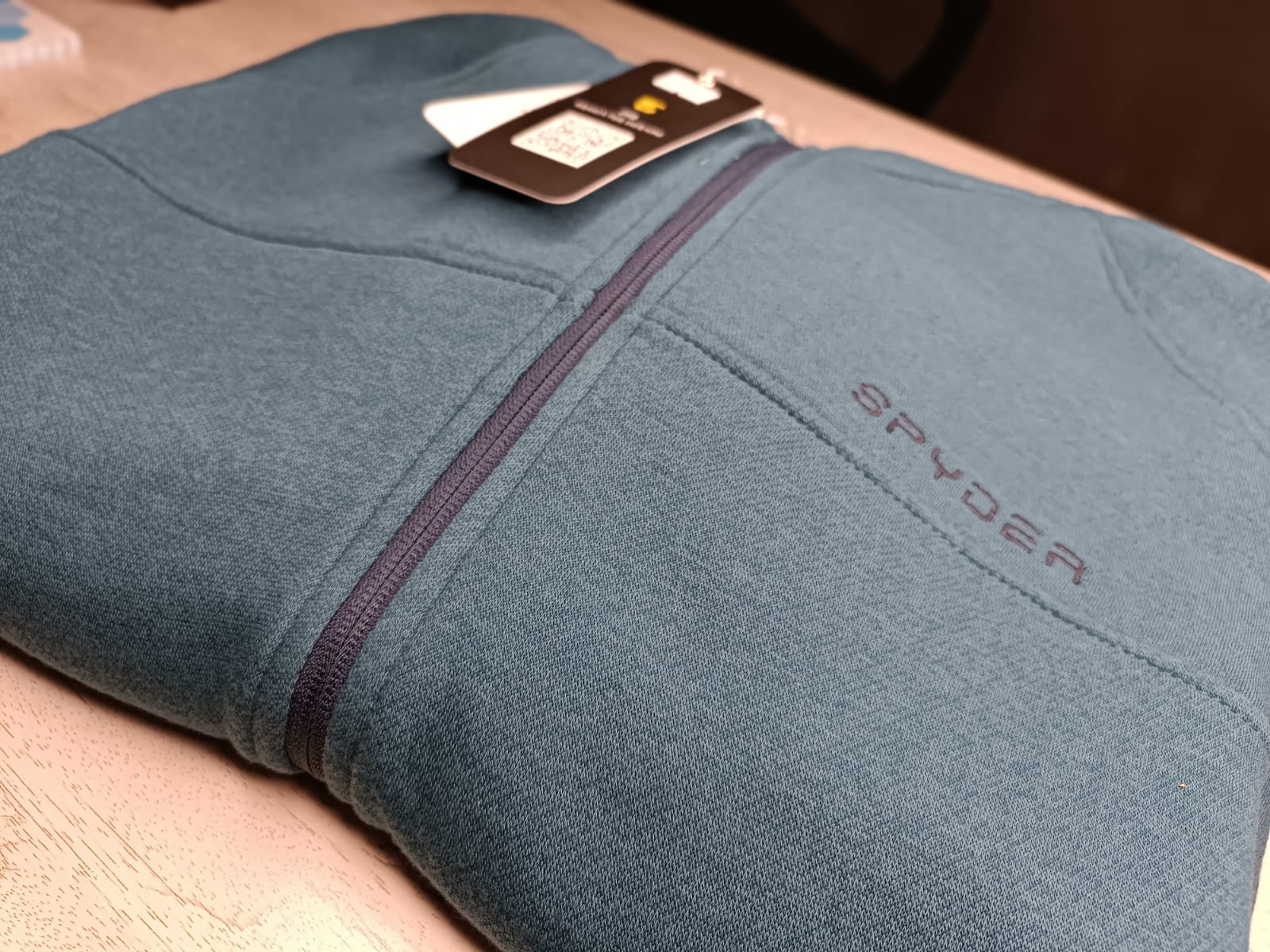 Spyder Men's Versatile Full-Zip Hoodie – Deep Teal / Petrol Blue (7004)