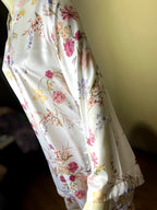 Dul Silk Floral 2PC Suit – White Meadow Print (DLS-3014)