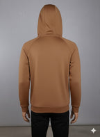 Spyder Men's Versatile Full-Zip Hoodie – Warm Tan Brown (7004)