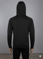 Spyder Men's Stealth Performance Full-Zip Hoodie – Classic Black (7004)