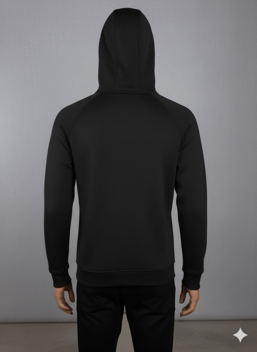 Spyder Men's Stealth Performance Full-Zip Hoodie – Classic Black (7004)
