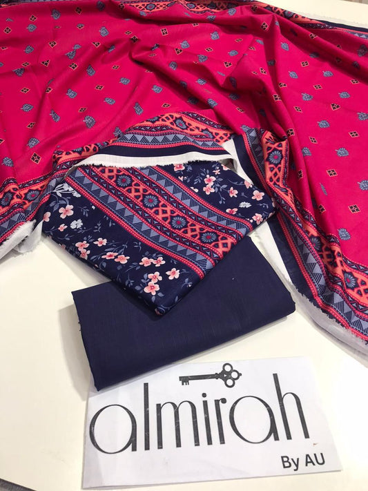 almira khaddar🗝️   3 PC KHADDAR  2024  ❗ PRINT KHADDAR SHIRT  ❗ PRINT KHADDAR DUPATTA