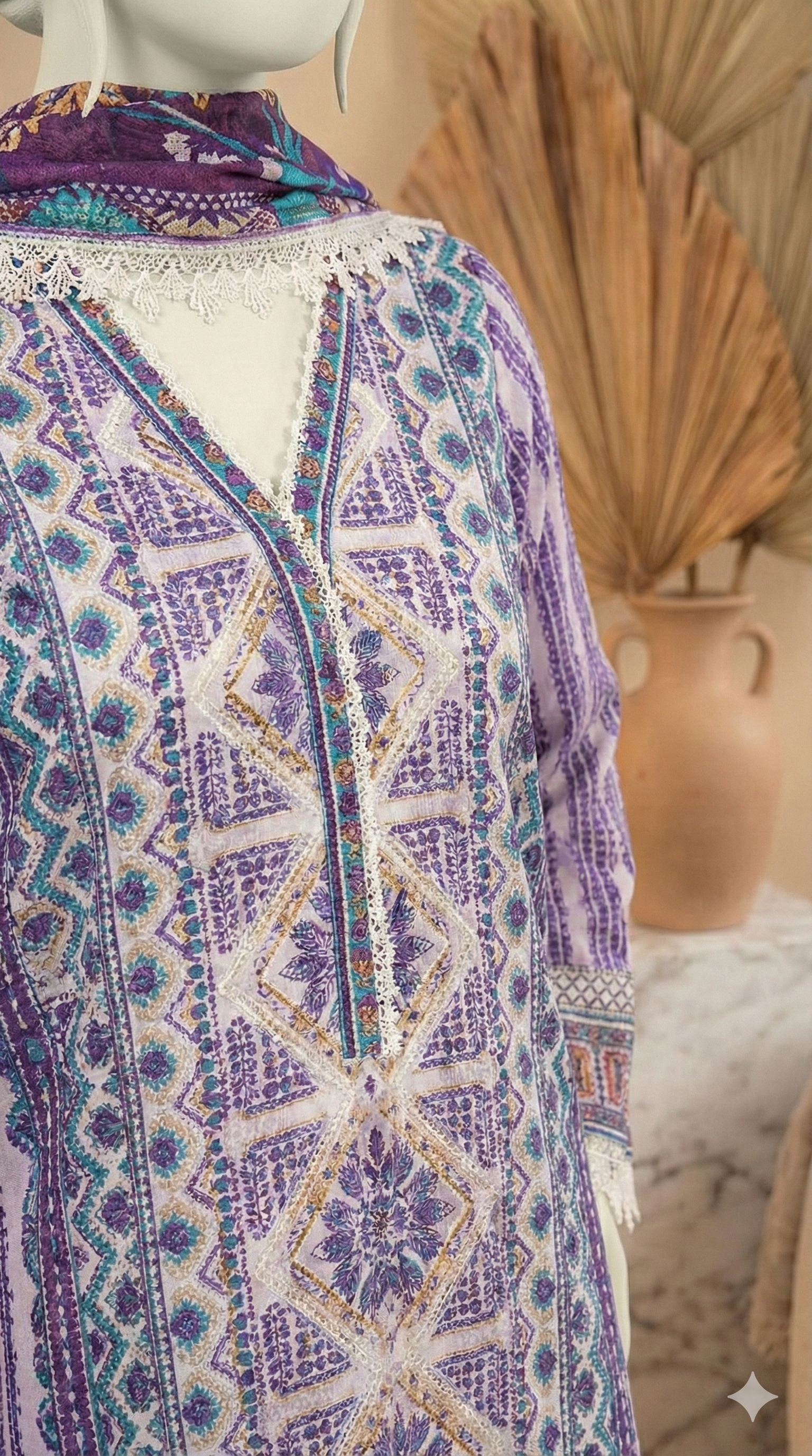 Signature Summer Collection | Luxury Digital Print Suits - ZH2 Store (LPU 5029)