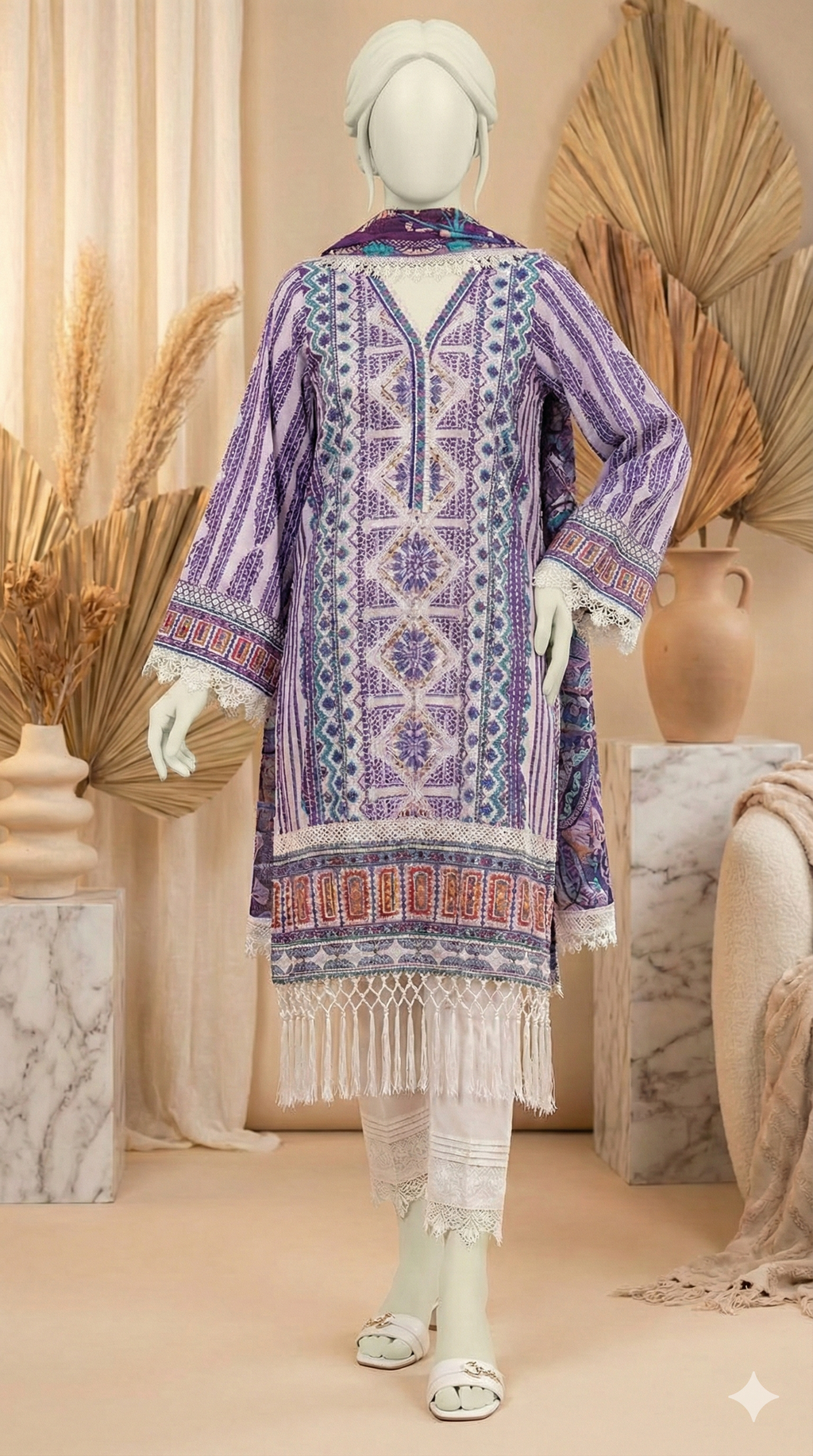 Signature Summer Collection | Luxury Digital Print Suits - ZH2 Store (LPU 5029)