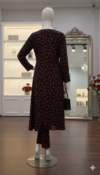 ZH2 Midnight Love – 2pc Premium Cotton Unstitched Suit (PCU 5022)