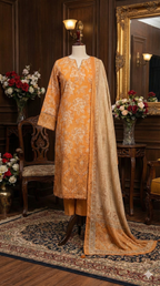 Summer Symphony | Unstitched Schiffli & Digital Printed Lawn - ZH2 Store (LCKU 5031)