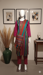 Cotton Unstitched 3-Piece Suit (SCU-5001)