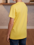 Official Xbox Boys' T-Shirt | Bright Yellow Gamer Tee with Stacked Logo Graphic (1022)