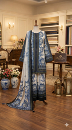 Summer Symphony | Unstitched Printed Lawn Suits Vol. 1 - ZH2 Store (LPU 5030)