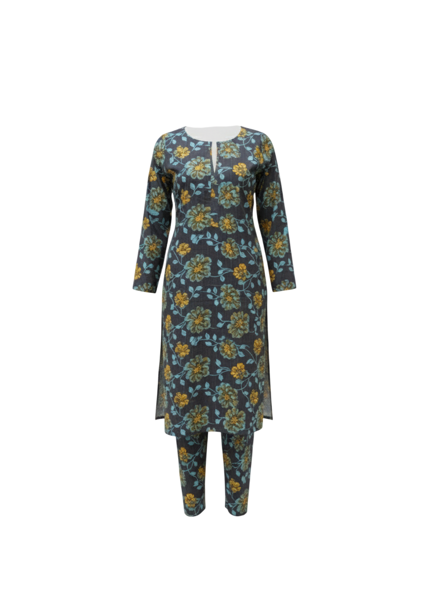 Ladies unstitched 2pcs suit