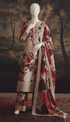 Silk Unstitched 3-Piece Suit (SU-5008)