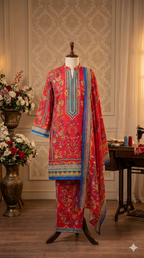 Summer Symphony | Unstitched Printed Lawn Suits Vol. 1 - ZH2 Store (LPU 5030)