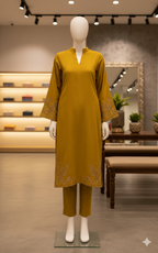 Heritage Embroidered Unstitched Lawn Collection – Premium 2026 Edition (LEU 5045)