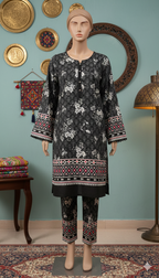 zh2 Premium Cotton Unstitched Suit Collection – Summer Prints (PCU 5023)