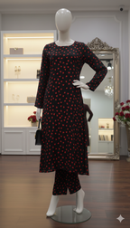 ZH2 Midnight Love – 2pc Premium Cotton Unstitched Suit (PCU 5022)