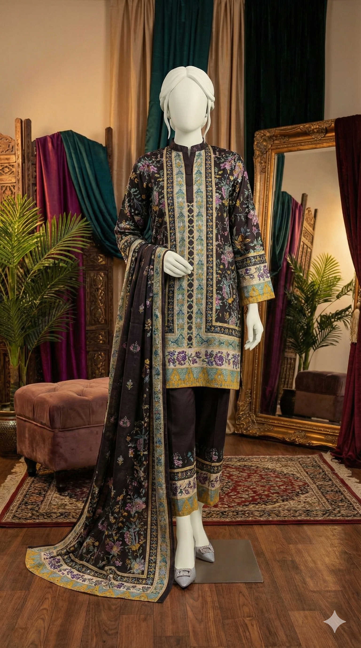 Summer Symphony | Unstitched Printed Lawn Suits Vol. 1 - ZH2 Store (LPU 5030)