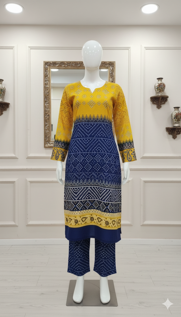 Premium Cotton 2-Piece Unstitched Suit (PCU-5023)