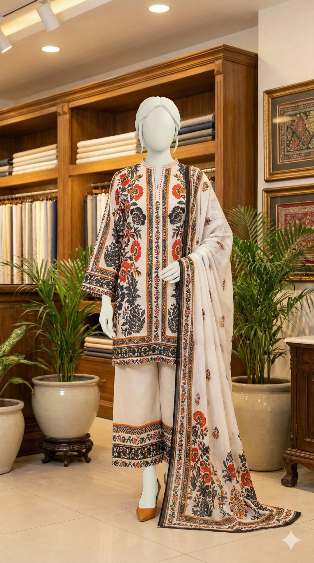Summer Symphony | Unstitched Printed Lawn Suits Vol. 1 - ZH2 Store (LPU 5030)