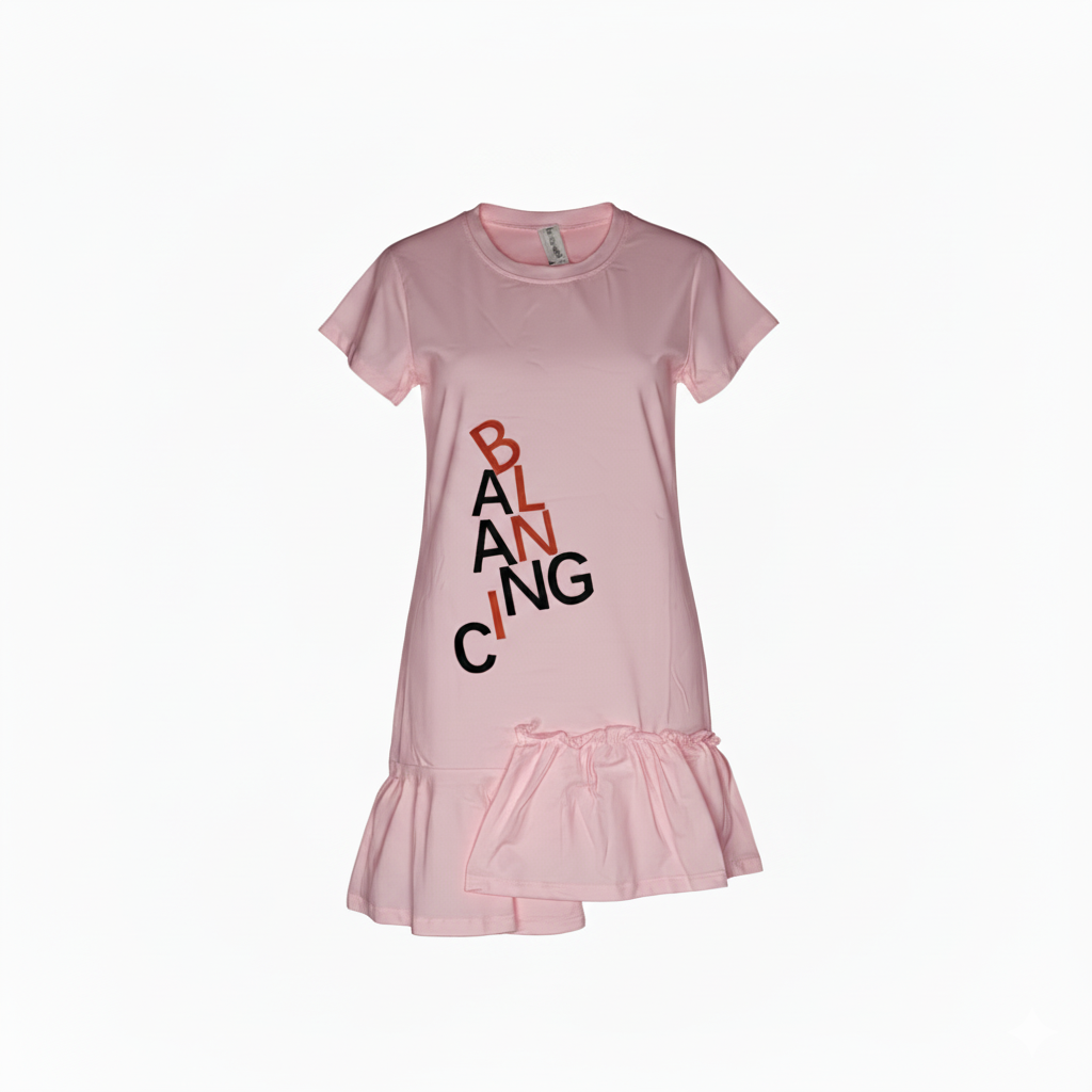 Girl's Dresses Jumping Meters New Arrival  Girls Dresses  Hot Selling Summer Children's Clothes Short Sleeve Cute Cotton Kid Dress