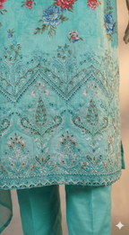 Summer Symphony | Unstitched Schiffli & Digital Printed Lawn - ZH2 Store (LCKU 5031)