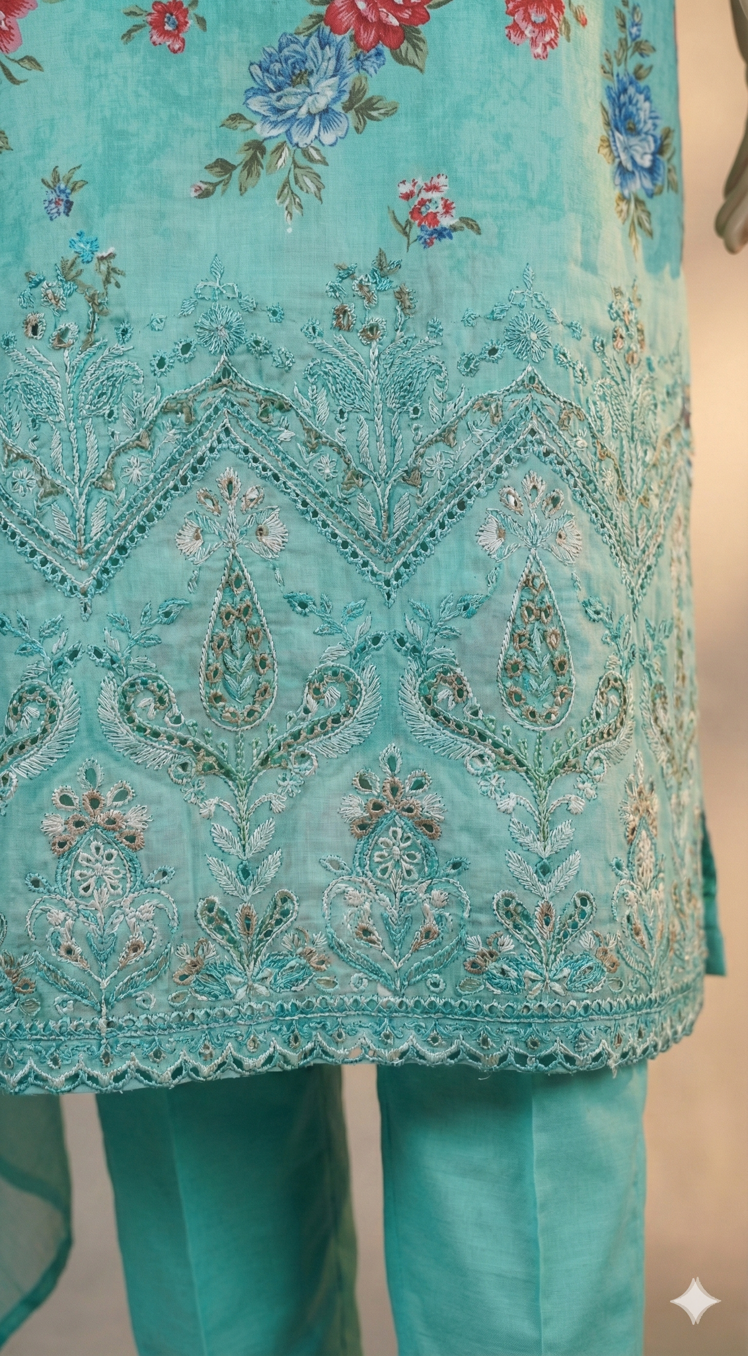 Summer Symphony | Unstitched Schiffli & Digital Printed Lawn - ZH2 Store (LCKU 5031)