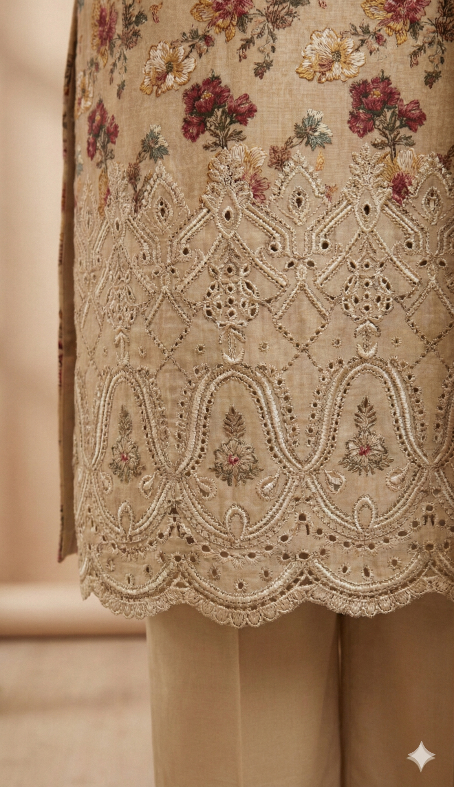 Summer Symphony | Unstitched Schiffli & Digital Printed Lawn - ZH2 Store (LCKU 5031)