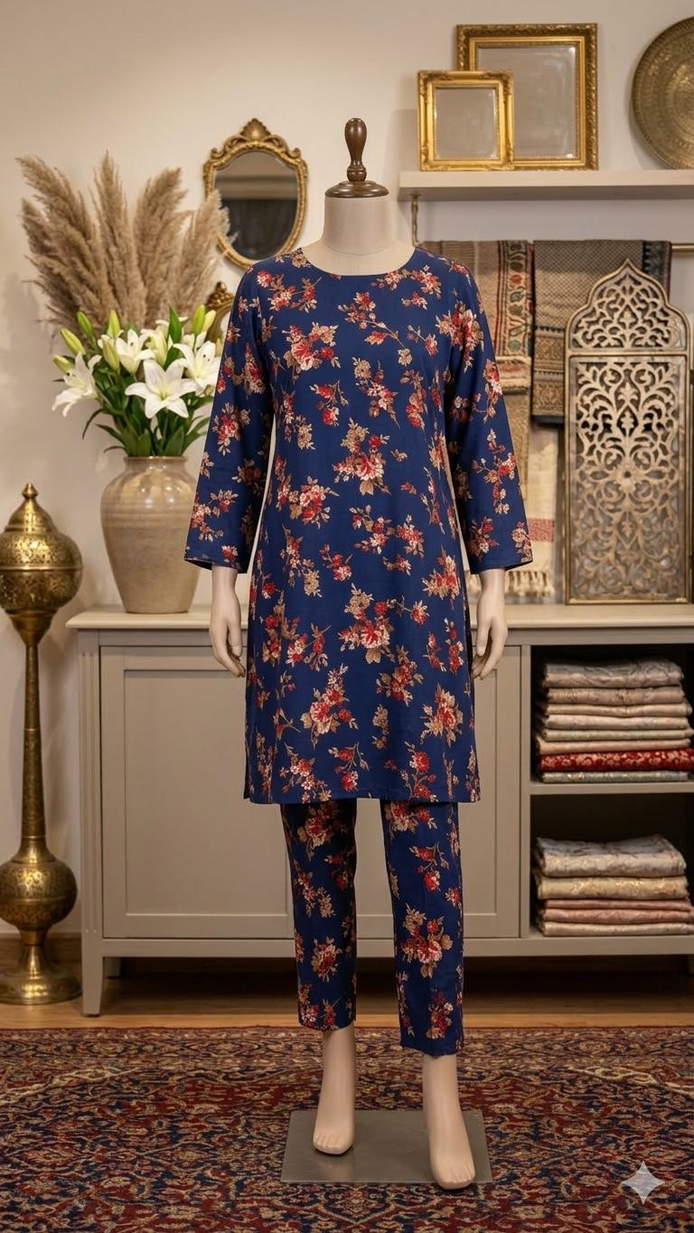 Midnight Rose Bloom 2-Piece Set – Deep Chocolate & Berry (PCU 5022)