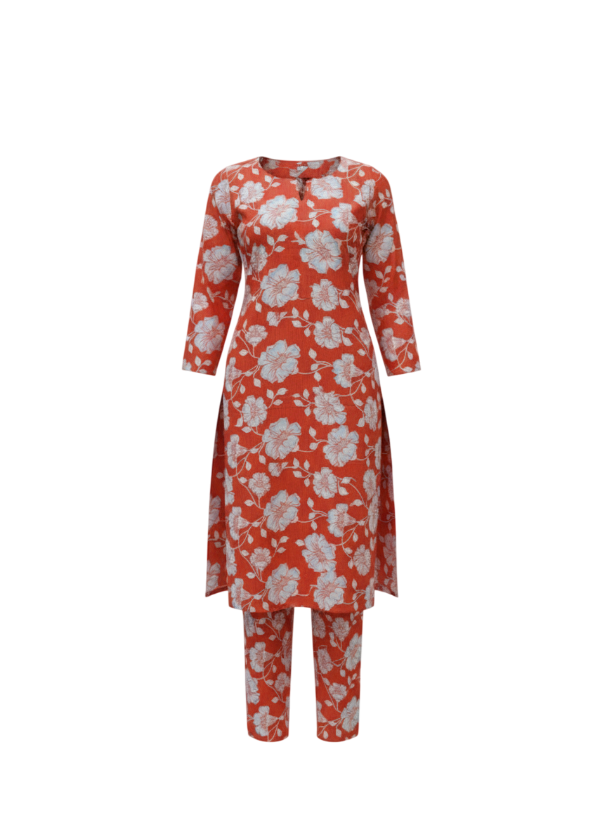 Ladies unstitched 2pcs suit
