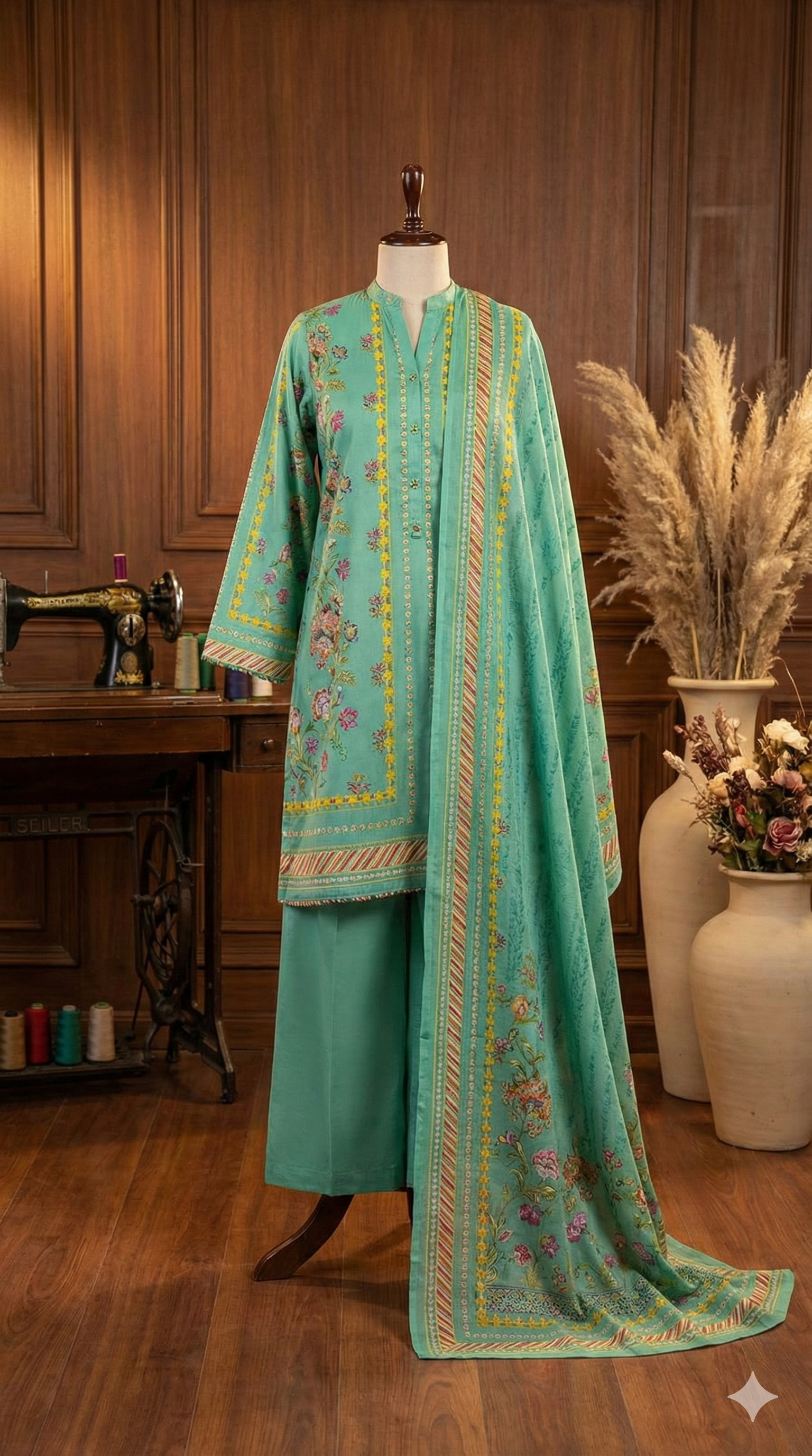 Summer Symphony | Unstitched Printed Lawn Suits Vol. 1 - ZH2 Store (LPU 5030)