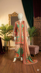 Summer Symphony | Unstitched Printed Lawn Suits Vol. 1 - ZH2 Store (LPU 5030)
