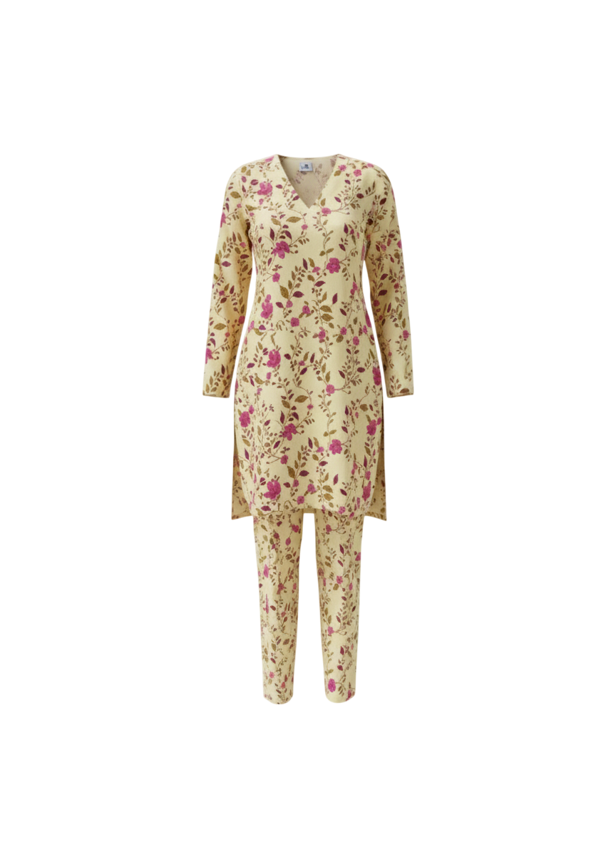 Ladies unstitched 2pcs suit