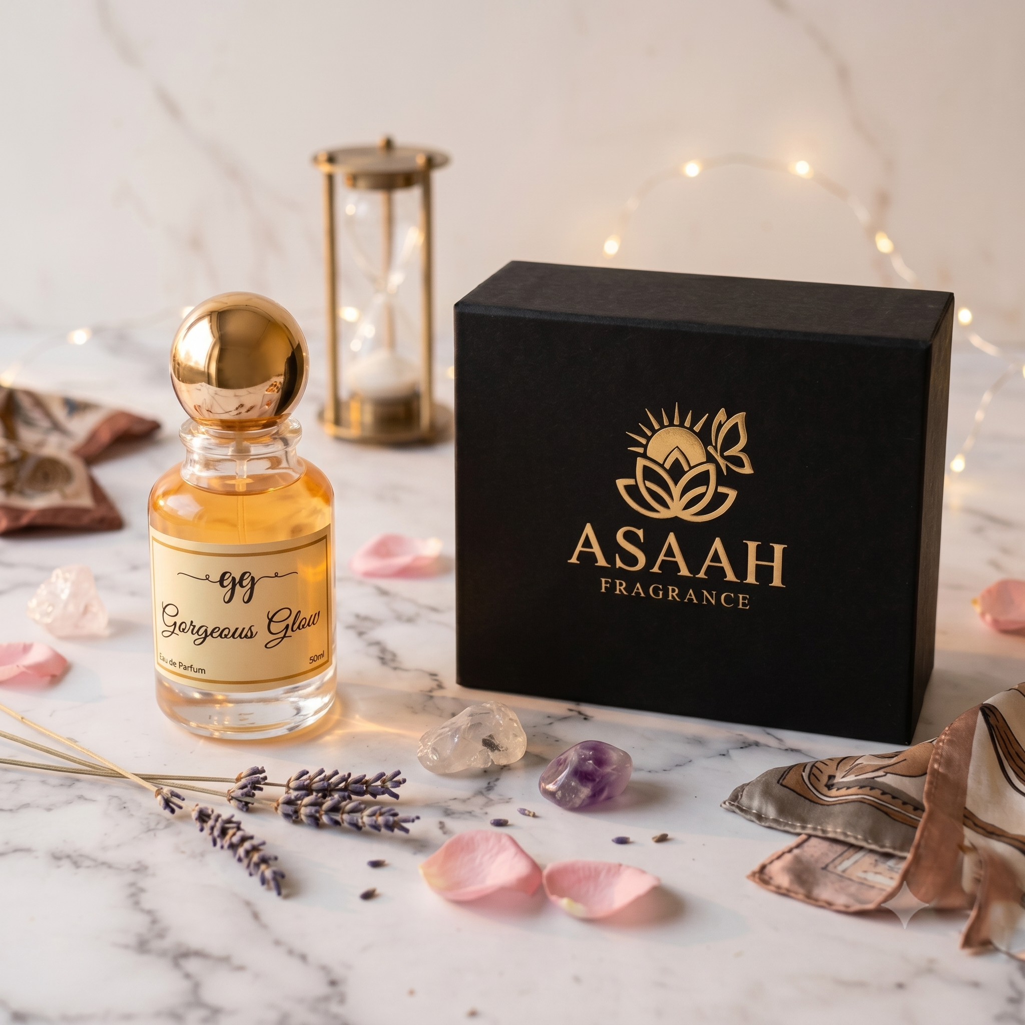 ASAAH Fragrance Gorgeous Glow Eau De Parfum | 50ml Luxury Scent (AF-555)