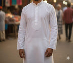 Gents Kurta White Colour Best Quailty Multani Hand Made