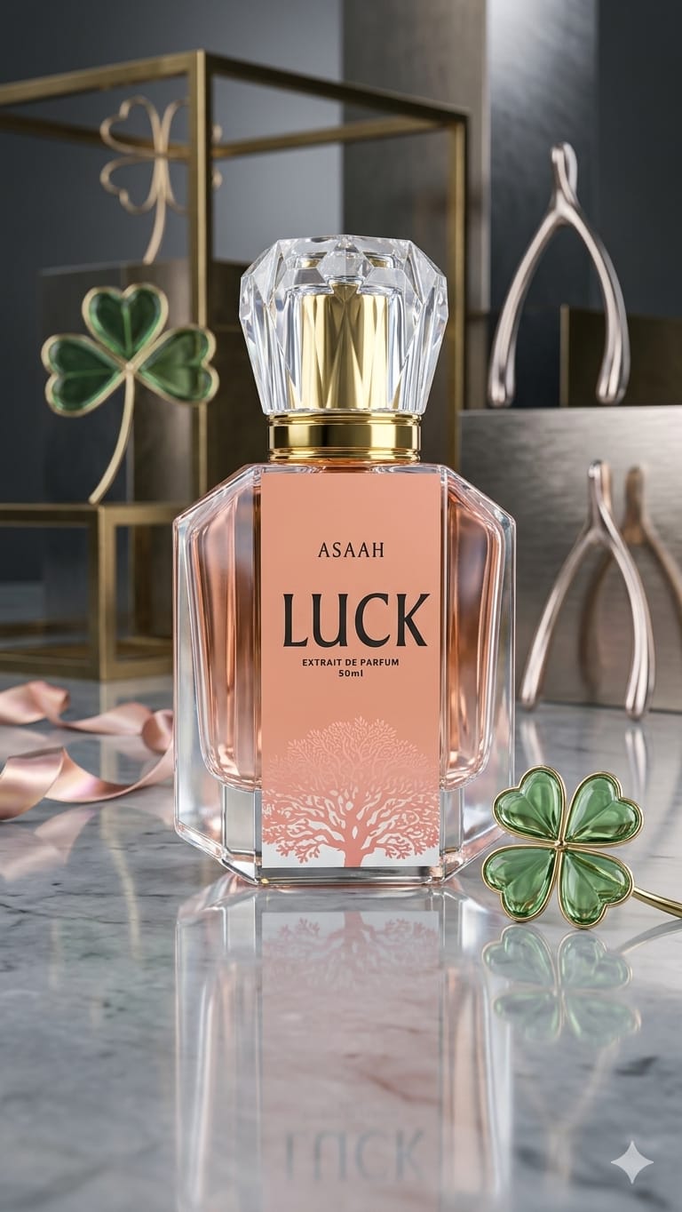 LUCK by Asaah | Luxury Sweet & Floral Extrait De Parfum | High-Concentration Long-Lasting Fragrance for Women | 50ml (AF 554)