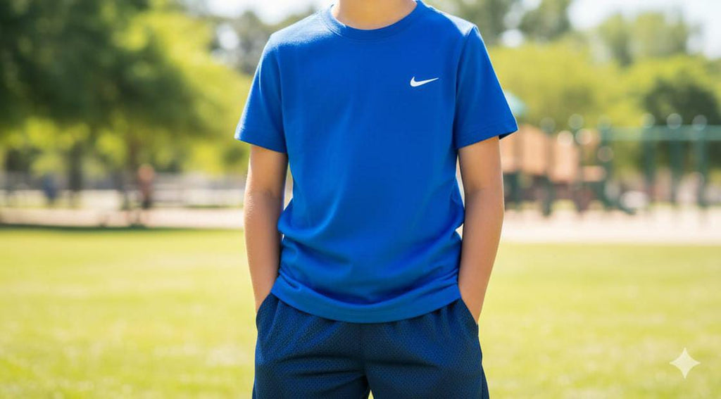 Nike Men's/Youth Essential Swoosh T-Shirt – Royal Blue (1006)