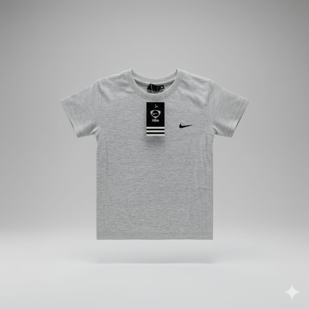 Nike Men's/Youth Essential Swoosh T-Shirt – Classic Grey Heather (1006)