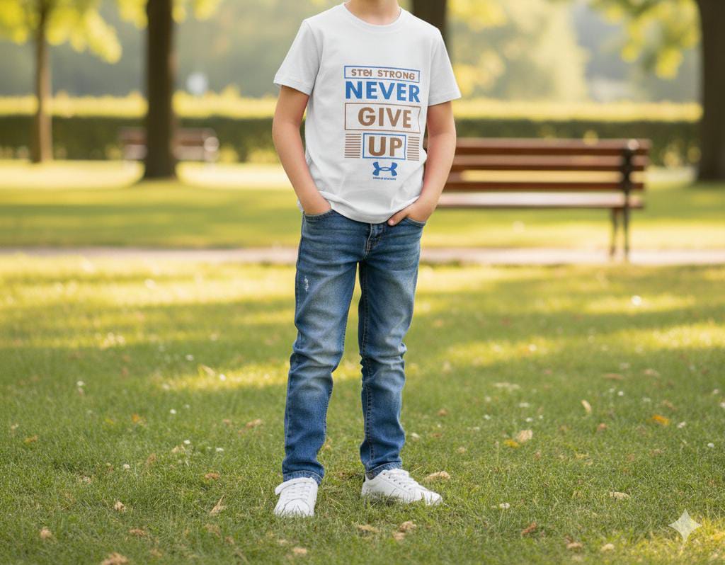 100% Soft Cotton PK Round Neck T-shirt