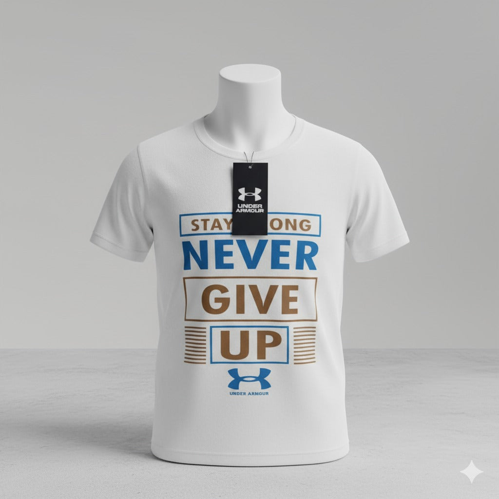 Under Armour Men's Motivational Graphic T-Shirt – White (1007)