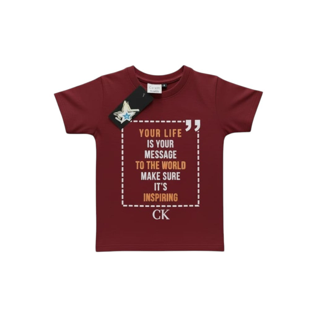 100% Soft Cotton PK Round Neck T-shirt